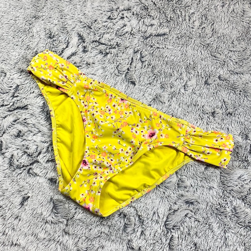 Victoria’s Secret Swim—Yellow Floral Bikini Bottom